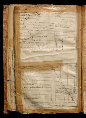 Argentin, Eugène Etienne, né le 06 septembre 1872 à Contes (Pas-de-Calais), classe 1892, matricule n° 221, Bureau de recrutement d'Abbeville