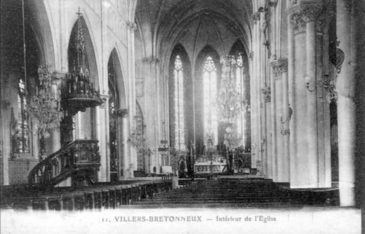 Villers-Bretonneux - Intérieur de l'église