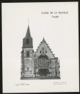 La Neuville-sous-Corbie. Façade de l'église Notre-Dame