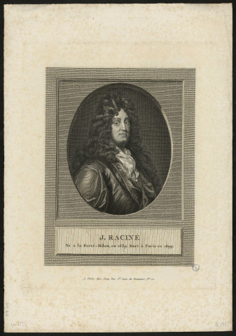 J. Racine, né à la Ferté-Milon, en 1639, mort à Paris en 1699