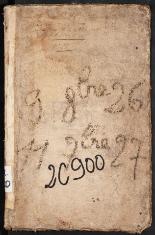 Contrôle des actes du bureau de Conty pour la période du 9 octobre 1726 au 11 septembre 1727