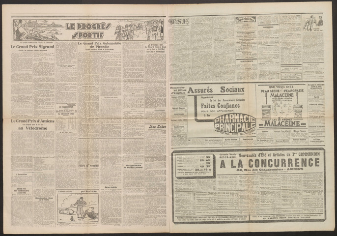 Le Progrès de la Somme, numéro 18882, 11 mai 1931