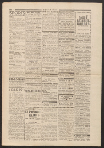 Le Progrès de la Somme, numéro 22860, 6 janvier 1943