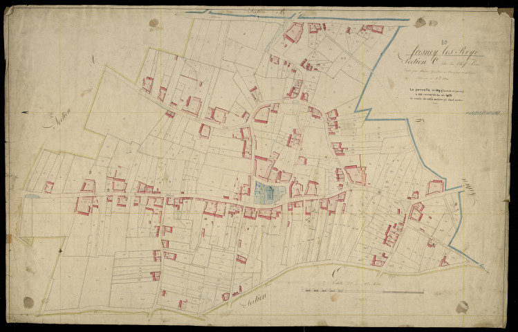 Plan du cadastre napoléonien - Fresnoy-Les-Roye : Chef-lieu (Le), C