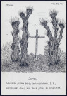 Jumel : calvaire, croix de bois, christ disparu - (Reproduction interdite sans autorisation - © Claude Piette)