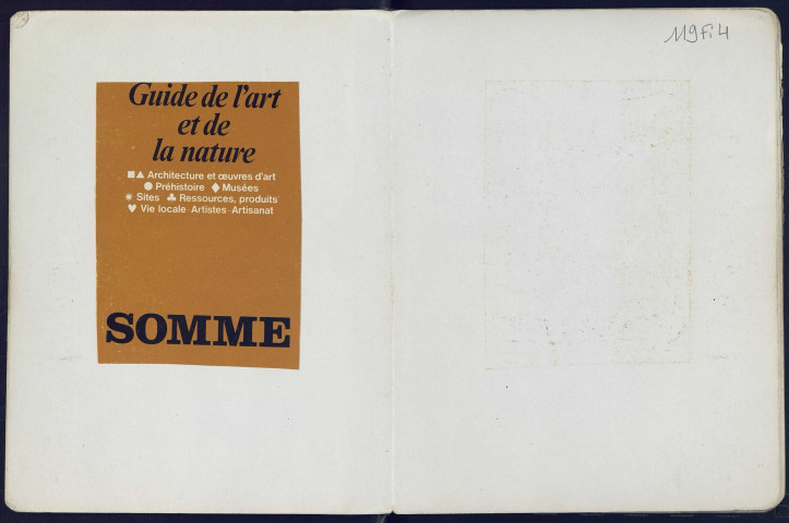 Indexation des dessins par commune pour le département de la Somme. - Répertoire 4 : Templeux-le-Guérard à Yzeux.