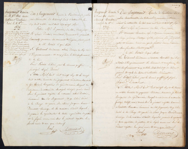 Maison d'arrêt d'Abbeville. Prévenus, condamnés et détenus. Registre d'écrou : sans numéro d'écrou. 28 octobre 1826 - 02 août 1828