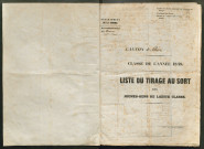 Tirage au sort (arrondissement de Péronne) de l'année 1848