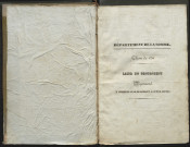 Liste du contingent (ensemble du département) de l'année 1831