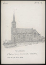 Vézaponin (Aisne) : église Saint-Laurent, vue de la face sud - (Reproduction interdite sans autorisation - © Claude Piette)