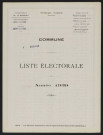 Liste électorale : Etelfay