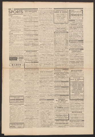 Le Progrès de la Somme, numéro 22770, 20 - 21 septembre 1942