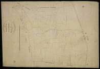 Plan du cadastre napoléonien - Dancourt-Popincourt (Dancourt) : Chemin du Saint Aurin (Le), A