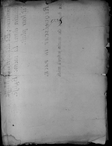 Etude de Me François Henin à Amiens (étude n°3). Minutes de l'année 1735