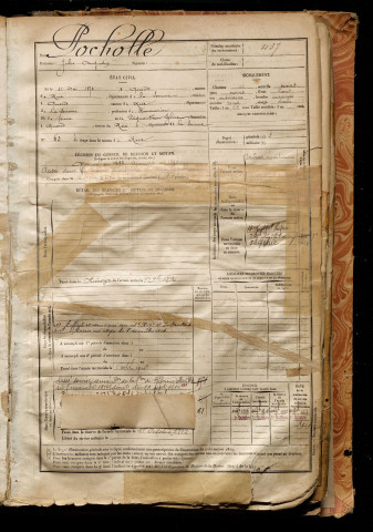 Pocholle, Jules Augustin, né le 31 mai 1872 à Quend (Somme), classe 1892, matricule n° 437, Bureau de recrutement d'Abbeville
