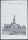 Cuverville-sur-Yères (Seine-Maritime) : l'église - (Reproduction interdite sans autorisation - © Claude Piette)