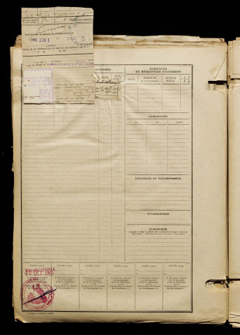 Allou, Georges, né le 10 janvier 1890 à Villers-Bretonneux (Somme), classe 1910, matricule n° 938, Bureau de recrutement d'Amiens