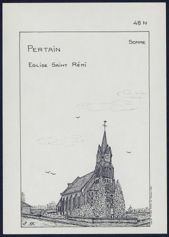 Pertain : église Saint-Rémi - (Reproduction interdite sans autorisation - © Claude Piette)