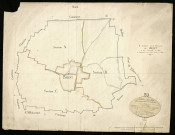 Plan du cadastre napoléonien - Berny-en-Santerre (Berny) : tableau d'assemblage