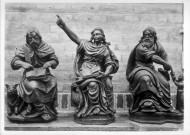 Eglise de Bellancourt : les statues des évangélistes
