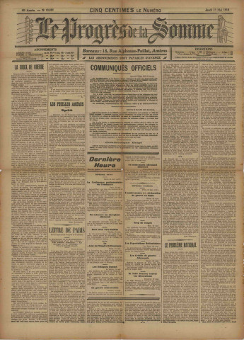 Le Progrès de la Somme n° 13891
