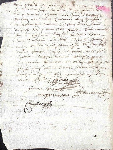 Etude de Me Pierre Trencart à Amiens (étude n°7). Minutes de l'année 1687