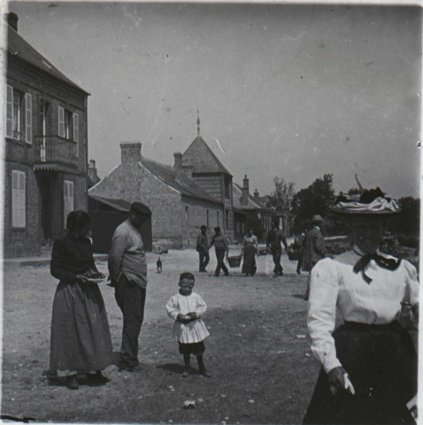 Famille Pierre Mercier au port du Crotoy