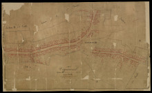 Plan du cadastre napoléonien - Vignacourt : Rue d'Amiens (La) ; Folle emprise (La), H