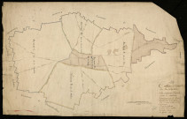 Plan du cadastre napoléonien - Herleville : tableau d'assemblage