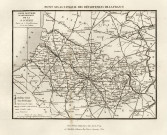 Petit atlas national des départements de la France - Carte routière du département de la Somme