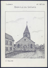 Barville-en-Gâtinais (Loiret) : l'église - (Reproduction interdite sans autorisation - © Claude Piette)