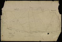 Plan du cadastre napoléonien - Cressy-Omencourt (Cressy) : Chemin Bocage (Le), A