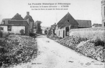 La Picardie Historique et Pittoresque - A travers la Somme dévastée - La Rue du Pavé, ici aussi les Huns ont passé
