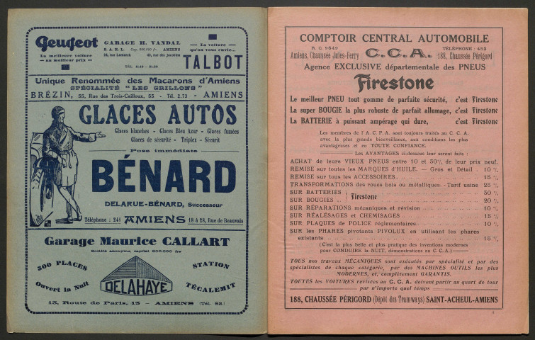 L'Automobile au Pays Picard. Revue mensuelle de l'Automobile-Club de Picardie et de l'Aisne, 251, août 1932