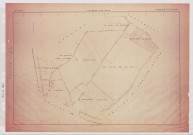 Plan du cadastre rénové - Estrées-sur-Noye : section Z