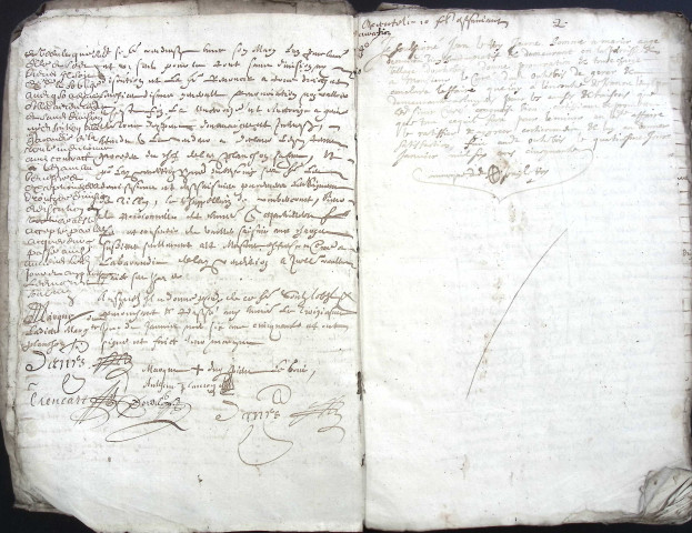 Etude de Me Jean Denis à Amiens (étude n°21). Minutes de l'année 1650