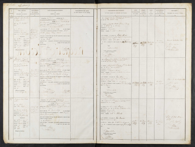 Maison de correction dite Bicêtre à Amiens. Registre d'écrou : numéros 5613 à 6511. 10 février 1859 - 11 décembre 1860