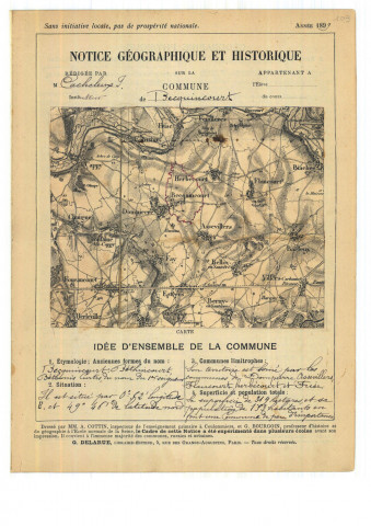 Dompierre-Becquincourt (Becquincourt) : notice historique et géographique sur la commune
