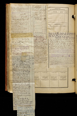 Babaut, François Elie Olivier, né le 30 septembre 1892 à Arvillers (Somme), classe 1912, matricule n° 1316, Bureau de recrutement d'Amiens