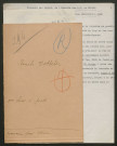 Témoignage de Dobbeler, Emile (Caporal) et correspondance avec Jacques Péricard