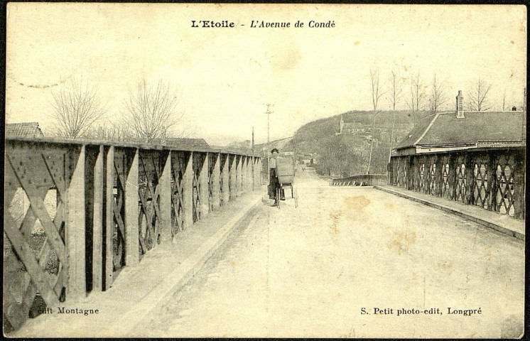 L'Etoile (Somme). L'avenue de Condé