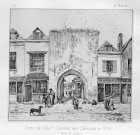 Porte de l'Ancien Couvent des Clarisses en 1836 (Rue St Leu)
