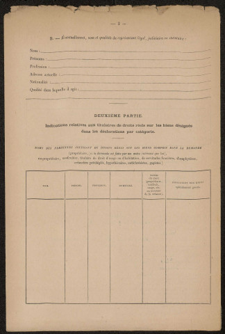 Péronne. Demande d'indemnisation des dommages de guerre : dossier Lafarge
