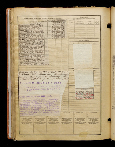 Cadet, Léon Sylvain, né le 11 avril 1892 à Péronne (Somme), classe 1912, matricule n° 944, Bureau de recrutement d'Amiens