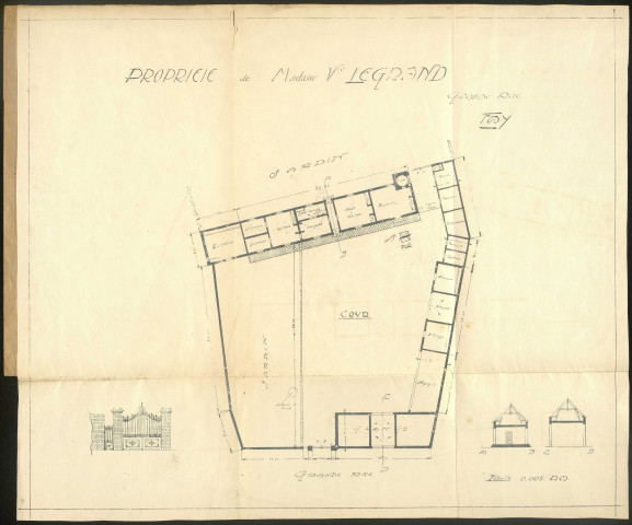 Fay. Demande d'indemnisation des dommages de guerre : dossier Legrand