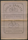 Cyclo-Gazette. Organe sportif hebdomadaire indépendant, numéro 4