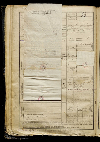 Podevin, Gaston Henri, né le 25 juin 1889 à Beauval (Somme), classe 1909, matricule n° 58, Bureau de recrutement d'Abbeville