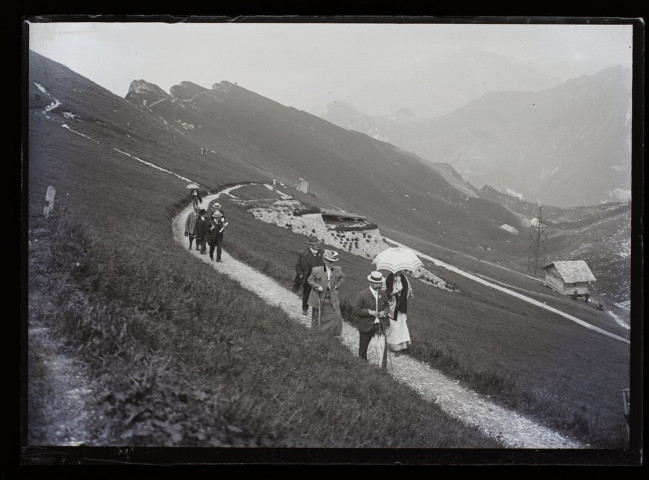 Rochers de Naye la descente - juillet 1903