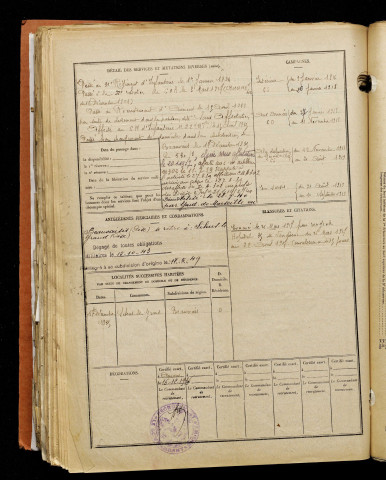 Roy, Gaston Robert, né le 27 août 1897 à Hornoy-le-Bourg (Somme), classe 1917, matricule n° 201, Bureau de recrutement d'Amiens