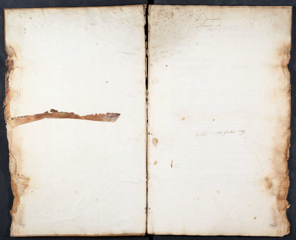 Centième denier du bureau de Conty pour la période du 24 septembre 1738 au 10 octobre 1740